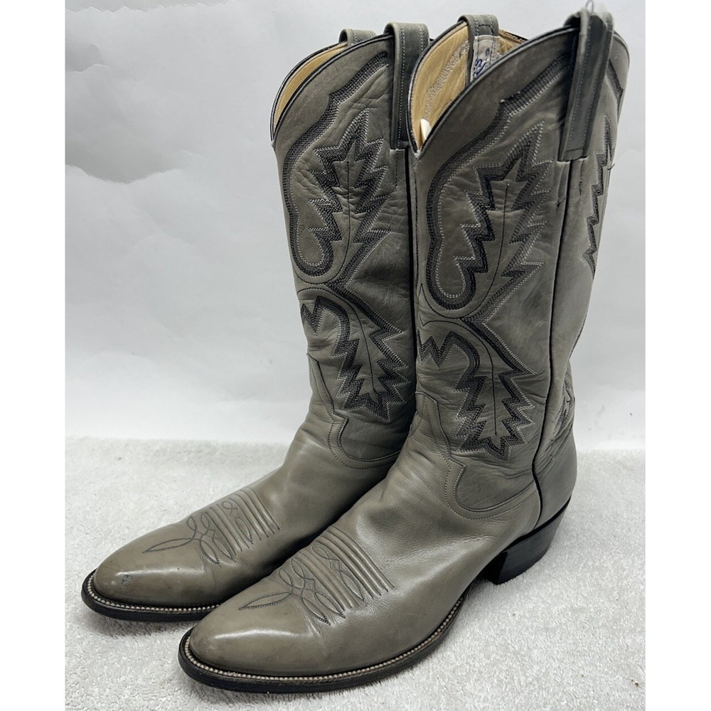 Rios of Mercedes Womens Size 10.5AA Gray Leather Western Boots